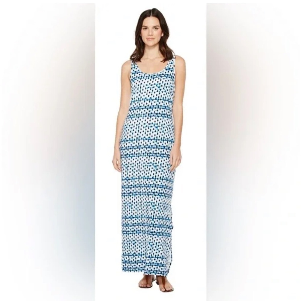 TOMMY BAHAMA Dot Matrix Maxi Dress in Old Royal L